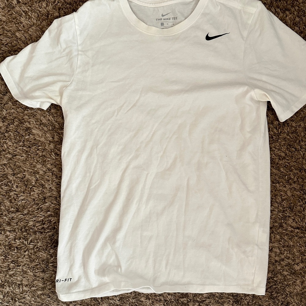 Nike Men's Dri Fit Classic White Tee